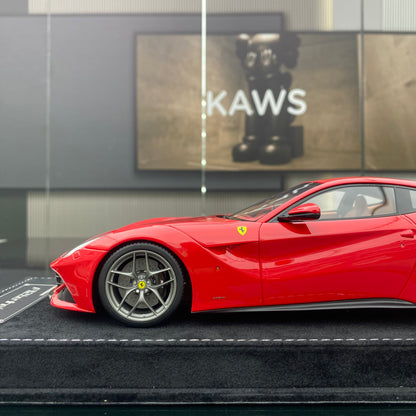 Adornos para el modelo Ferrari F12 Berlinetta rojo estándar de edición limitada, modelo HH 1/18