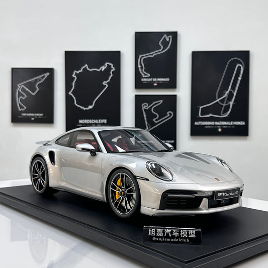 GT Spirit 1/8 Porsche 911 [992.1] Turbo S – Silver (GTS801801)