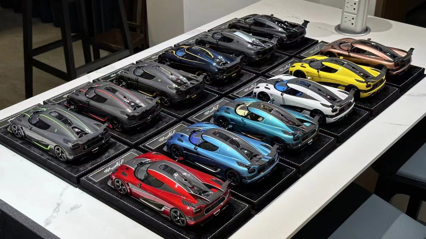 HH Model 1/18 Koenigsegg Agera RS Simulation Car Model Ornaments