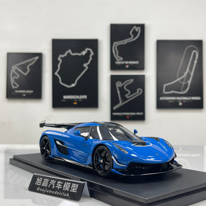 GT Spirit 1/18 Koenigsegg Jesko Blue GT1002