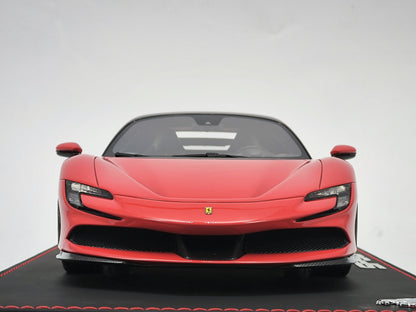 BBR 1/18 Ferrari SF90 Red Simulated Car Model
