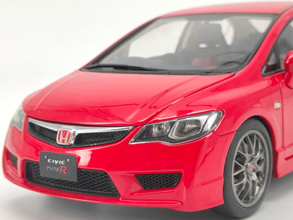 WELL 1/18 Honda Civic Type R (FD2) Red Alloy Full Open Car Model