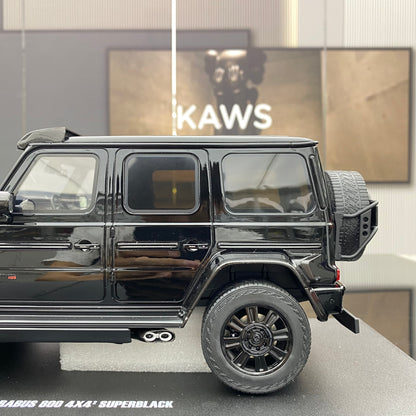 GT Spirit 1/18 Mercedes-Benz Brabus G800 4×4 Black Simulation Car Model Ornaments Gift GT500
