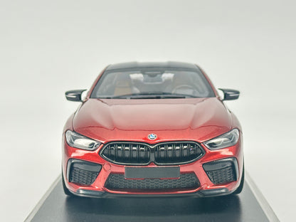MINICHAMPS 1/18 BMW M8 COUPE Metallic Red Alloy Car Model