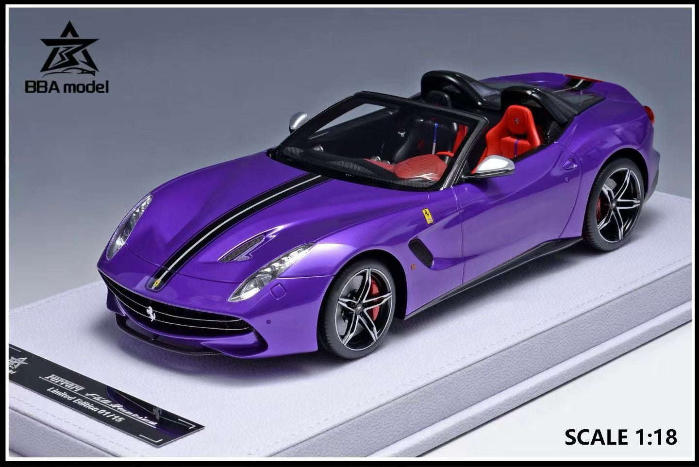BBA Model 1/18 Ferrari F60 America Limited Edition Resin Diecast Car Model