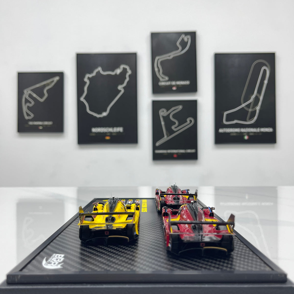 BBR 1/18 Ferrari 499P Set Qatar 2025 set with 3 models - car n. 51 - n. 83 - n. 50 BBRC319SET