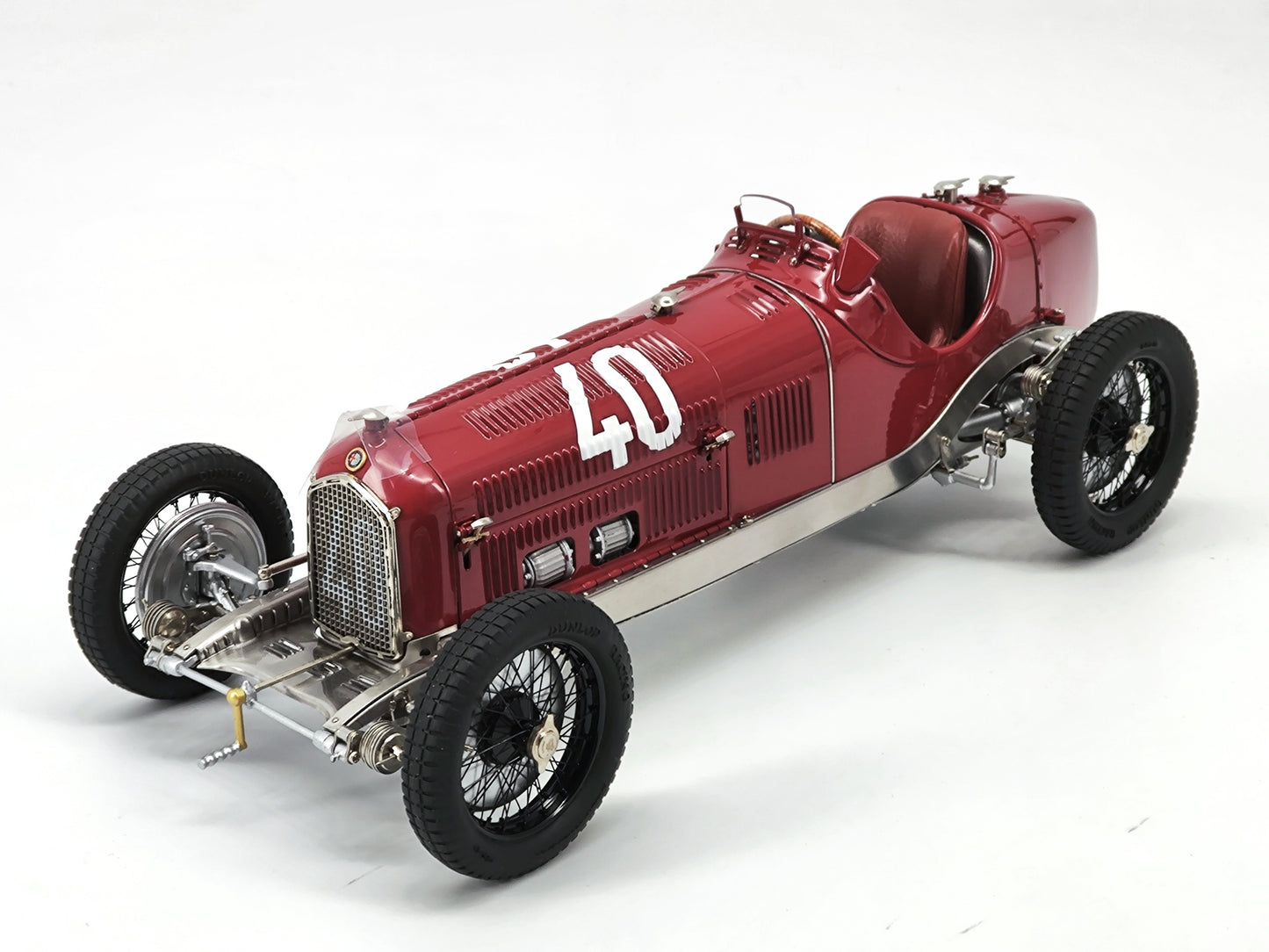 CMC 1/18 Alfa Romeo P3 Caracciola #40 Red Alloy Car Model M228