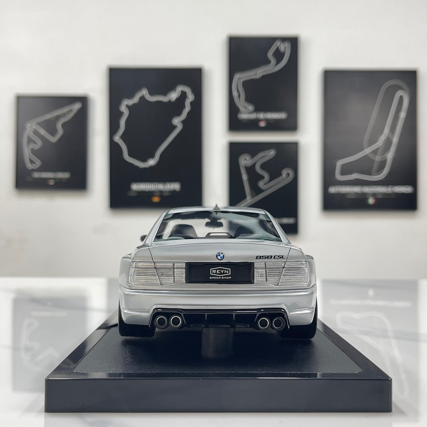 OTTO 1/18 BMW REYN SPEED SHOP 858 CSL (Designed by Jonsibal) – Shadow Chrome Metallic (OT1173)