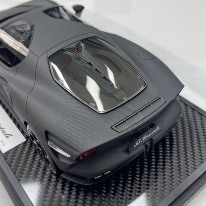BBR 1/18 Alfa Romeo 33 Stradale Matte Black Carbon Fiber P18264GCH