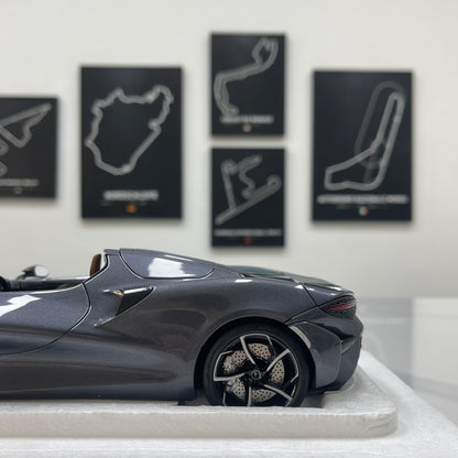 LCD 1/18 McLaren Elva Diecast Model – Metallic Grey (LCD18015-HGM)