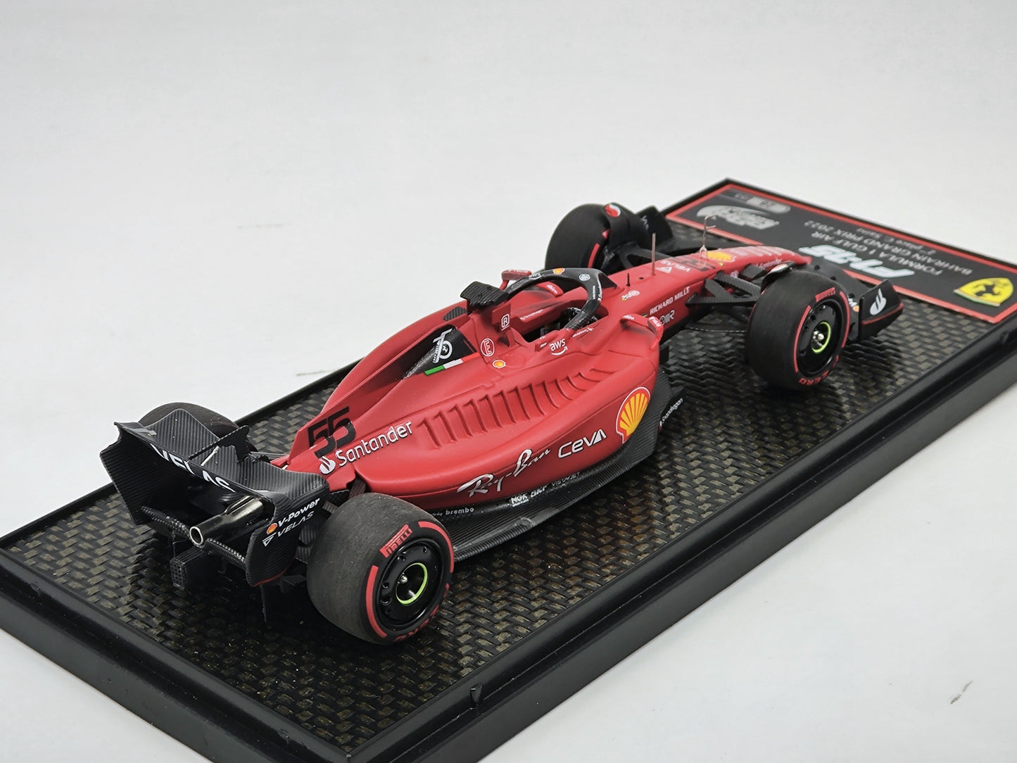 BBR 1/43 Ferrari SF75 GP Bahrain Station Limited Edition Car Model Ornaments