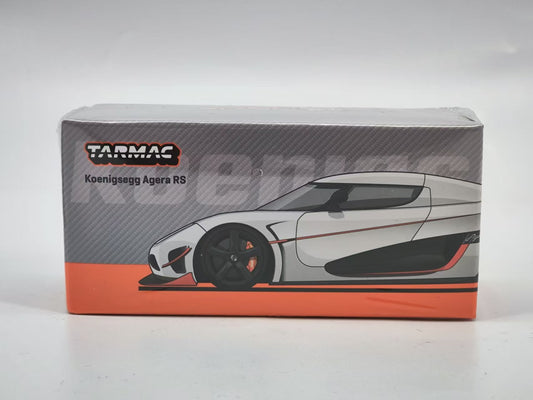 Tarmac Work 1/64 Koenigsegg Agera RS Silver Alloy Car Model T64G-TL005-MS