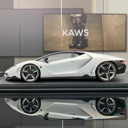 GL MODEL 1/12 Lamborghini Centenario blanco que cambia de color