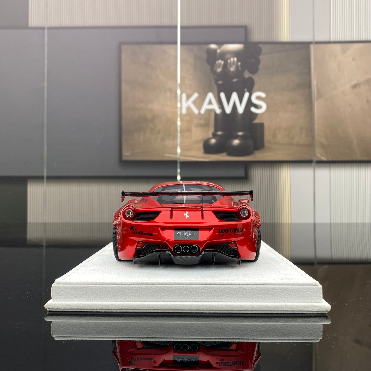 Ferrari 458 GT 1.0 Burgundy Edición Limitada Modelo BBA 1/18