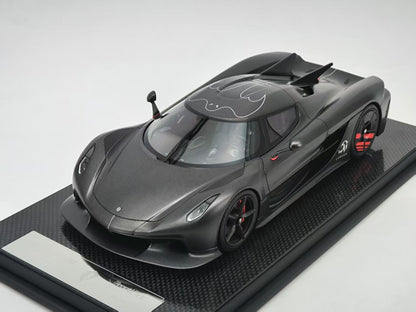 FA 1/18 Koenigsegg Jesko Absolut Carbon Black Resin Model Car