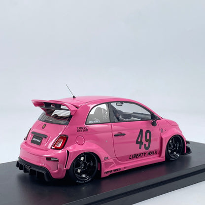 Topspeed 1/18 Abarth 595 LBWK simulation car model