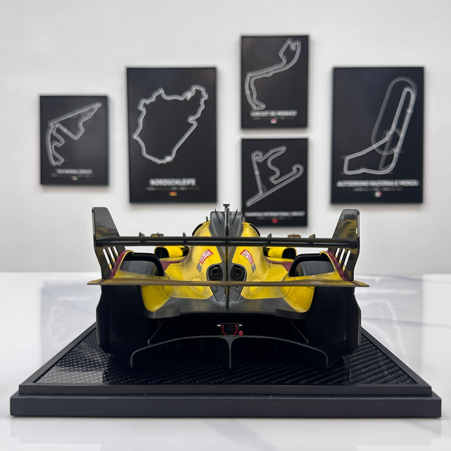 BBR 1/12 Ferrari 499P Le Mans 2025 - Ye Yifei's championship sprint in dirty form - Le Mans #83 - BBR1228Cdirty