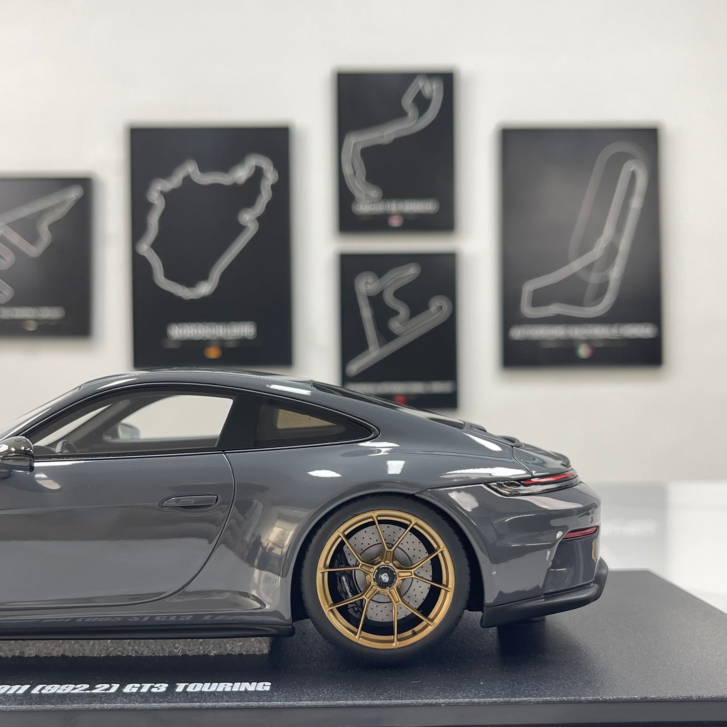 GT Spirit 1/18 Porsche 911 [992.2] GT3 Touring Grey GT577