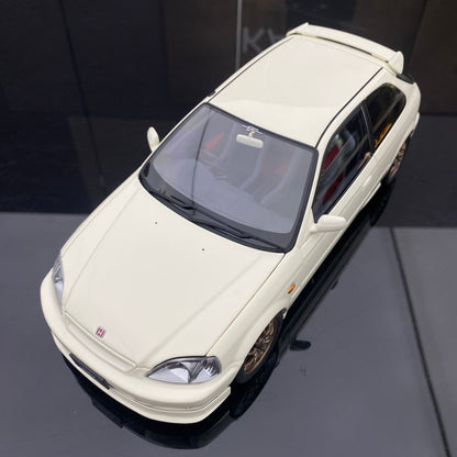 MH 1/18 Honda Civic EK9 Alloy Fully Open Simulation Car Model Ornaments