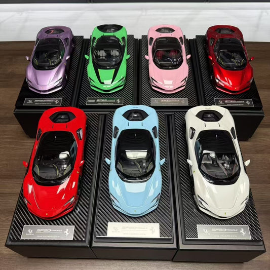 Vehicle Art 1/18 High-end Edition Ferrari SF90 Resin Limited Edition Car Model