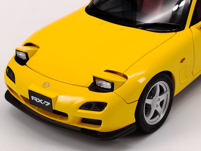 Polar Master 1/18 Mazda RX7 Yellow Alloy Car Model