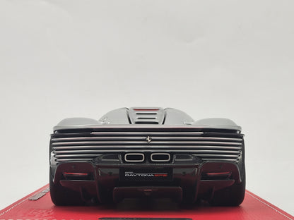 BBR 1/18 Ferrari SP3 Custom Edition Silver Limited Edition Die-cast Model Car Ornament