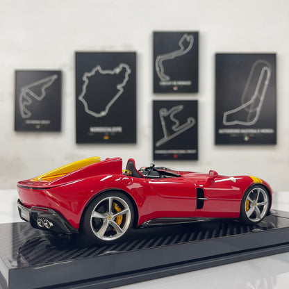 CE 1/18 Ferrari Monza SP2 – Prancing Horse Red – CE012