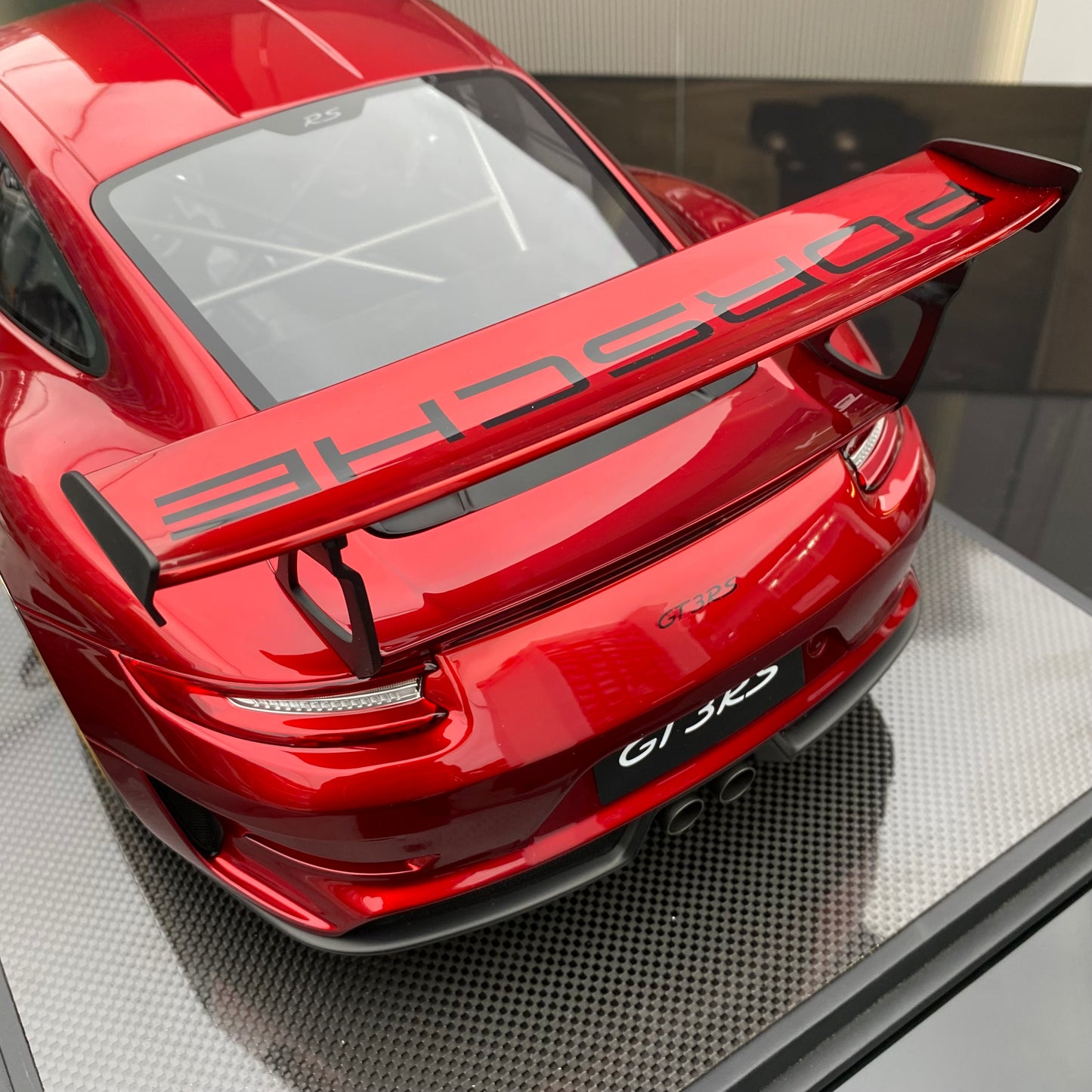 DM 1/8 Porsche 911 GT3RS high-end ornamental resin limited edition car model