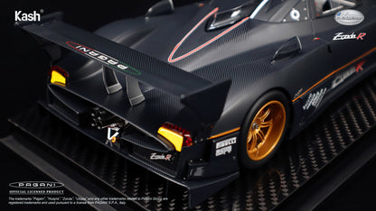 Kash Model 1/18 Pagani
Zonda R Carbon Fiber
Matt Black Limited
599pcs KPZR001