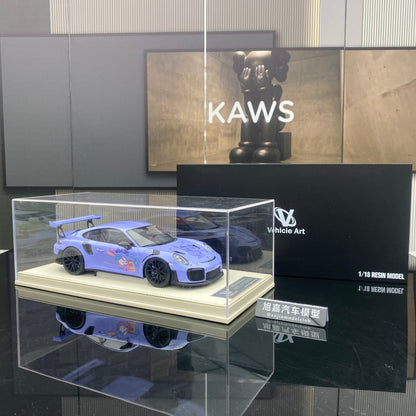 Vehículo Art1/18 Porsche 911 GT2RS Weissach Modelo de paquete