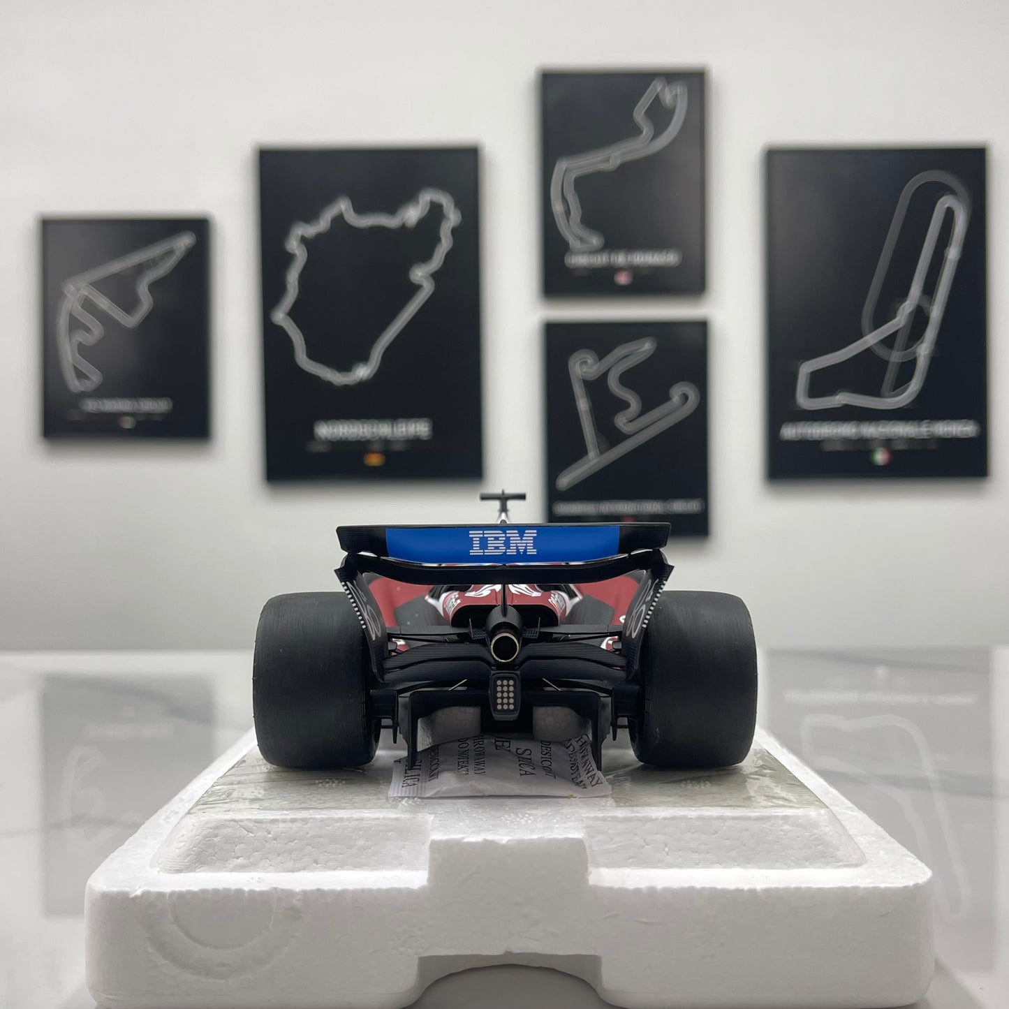BBR 1:18 Ferrari SF25 F1 Car — Monaco GP 2nd Place (#16) — P18267C16