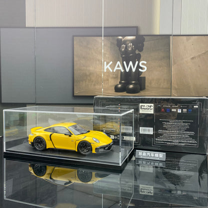 GT Spirit 1/18 Porsche BRABUS 900 ROCKET-R Yellow Simulation Car Model
