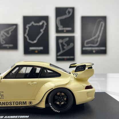 GT Spirit 1/18 Porsche RWB Sandstorm Beige GT566