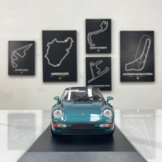 MINICHAMPS 1/18 Porsche 911 (993) Cabriolet – Metallic Green (155061132)
