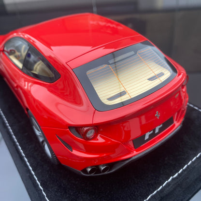 Ferrari FF HH MODEL 1/18, modelo de coche de simulación de edición limitada, color rojo metalizado estándar