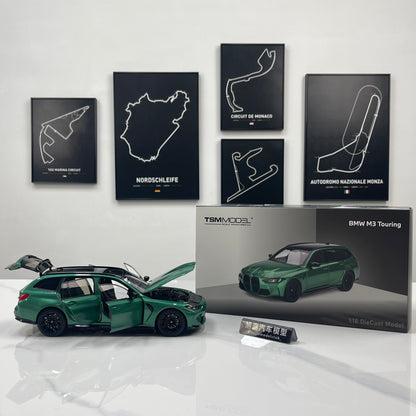 TSM MODEL 1/18 BMW M3 Touring (Isle of Man Green) TSM181030