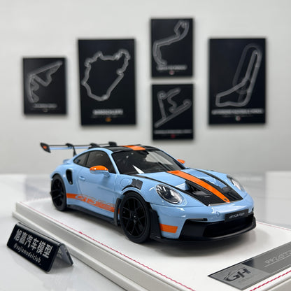 GH MODEL 1/18 Porsche 992 GT3RS Gulf Oil Limited Edition Model Car