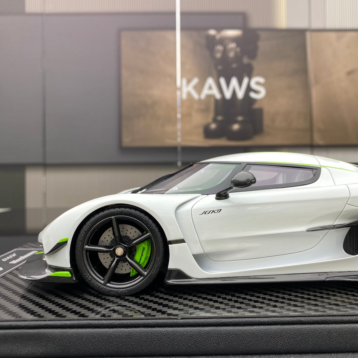 FRONTIART FA 1/18 Koenigsegg Jesko white limited edition car model ornament
