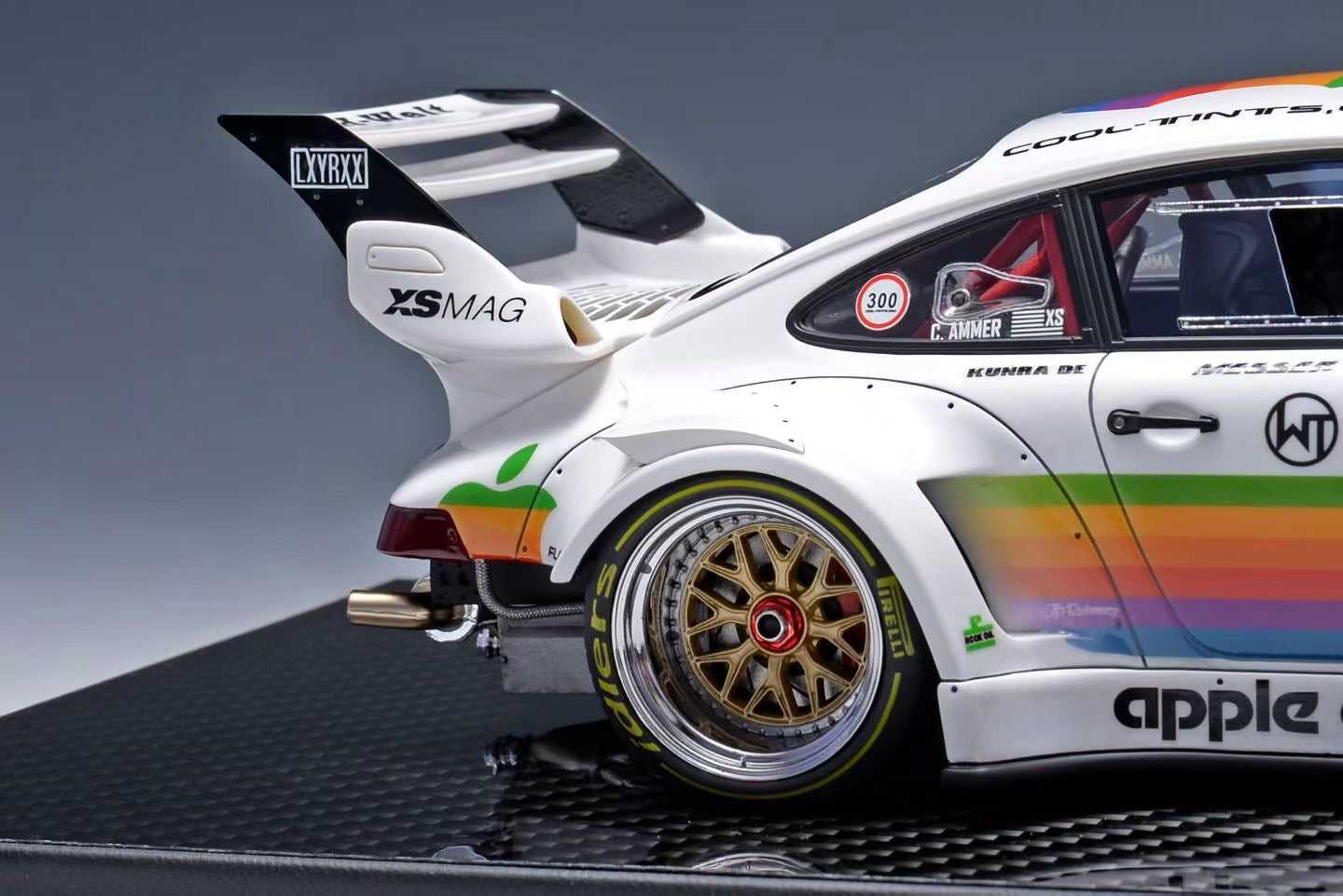 TGM 1/18 Porsche RWB 964 Apple Livery Limited Edition Resin Model Car