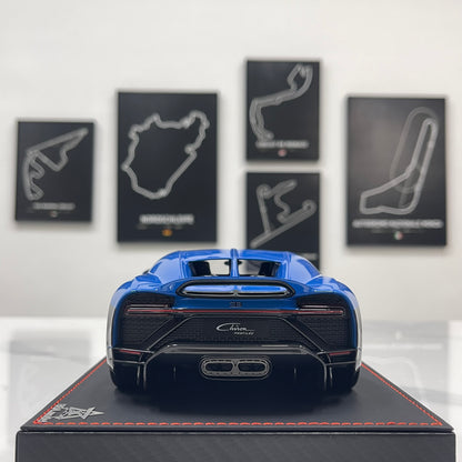 BBA MODEL 1/18 Bugatti Chiron Profilée Blue