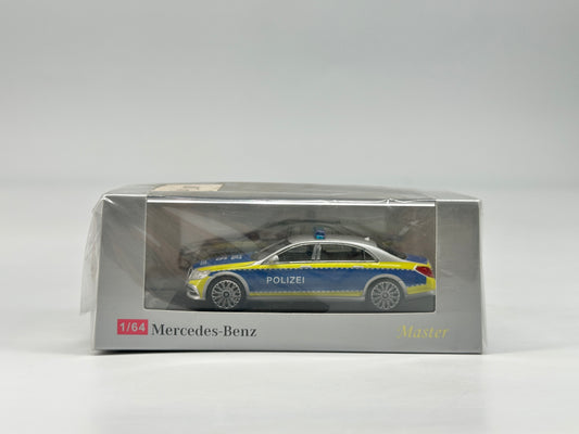 MASTER 1/64 Mercedes-Benz Maybach Police Car Alloy Vehicle MST006