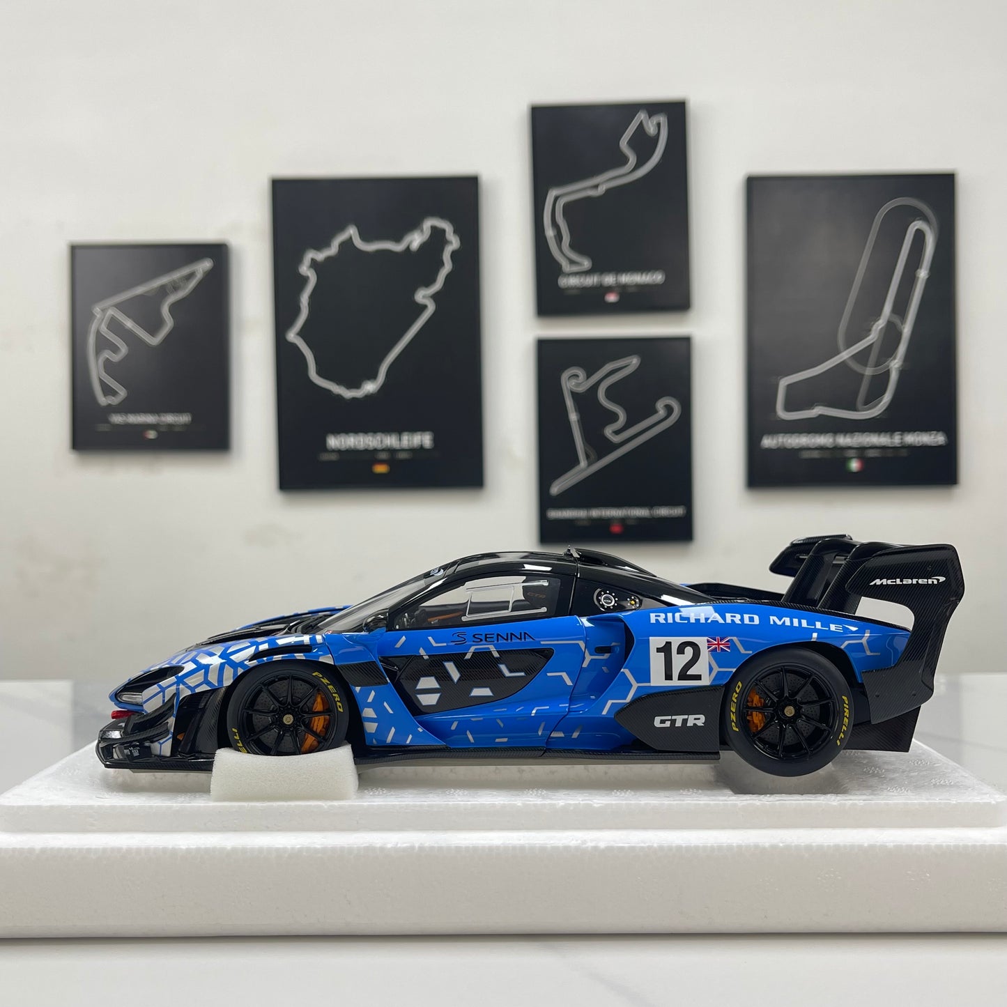 AUTOart 1/18 McLaren Senna GTR Blue #12 81955