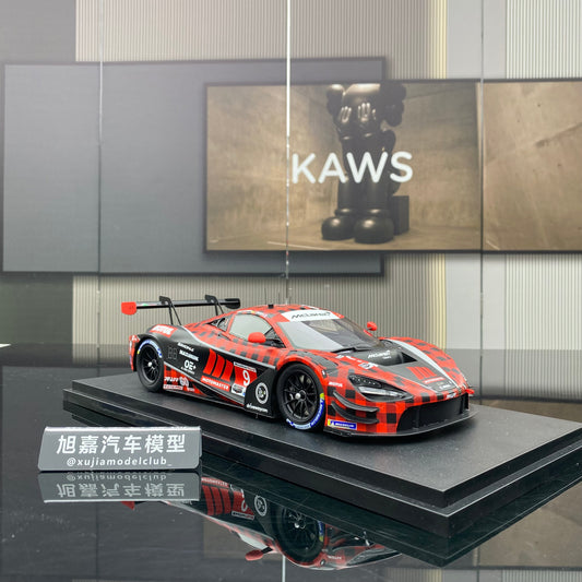 Topspeed 1/18 McLaren 720S GT3 EVO Simulation Resin Car Model Ornaments