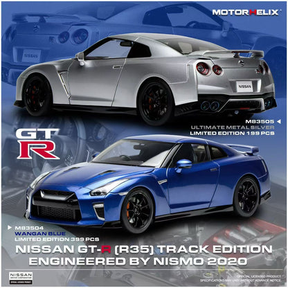 MOTORHELIX 1/18 Nissan GTR R35 Alloy Diecast Car Model