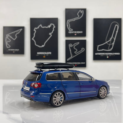 NZG 1/18 Volkswagen Passat R36 wagon Biscay Blue alloy model car
