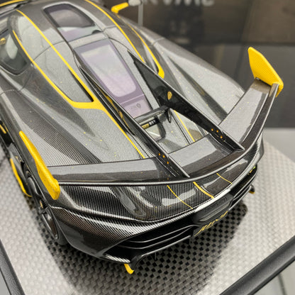 FRONTIART 1/18 Koenigsegg Jesko carbon gold simulated high-end car model