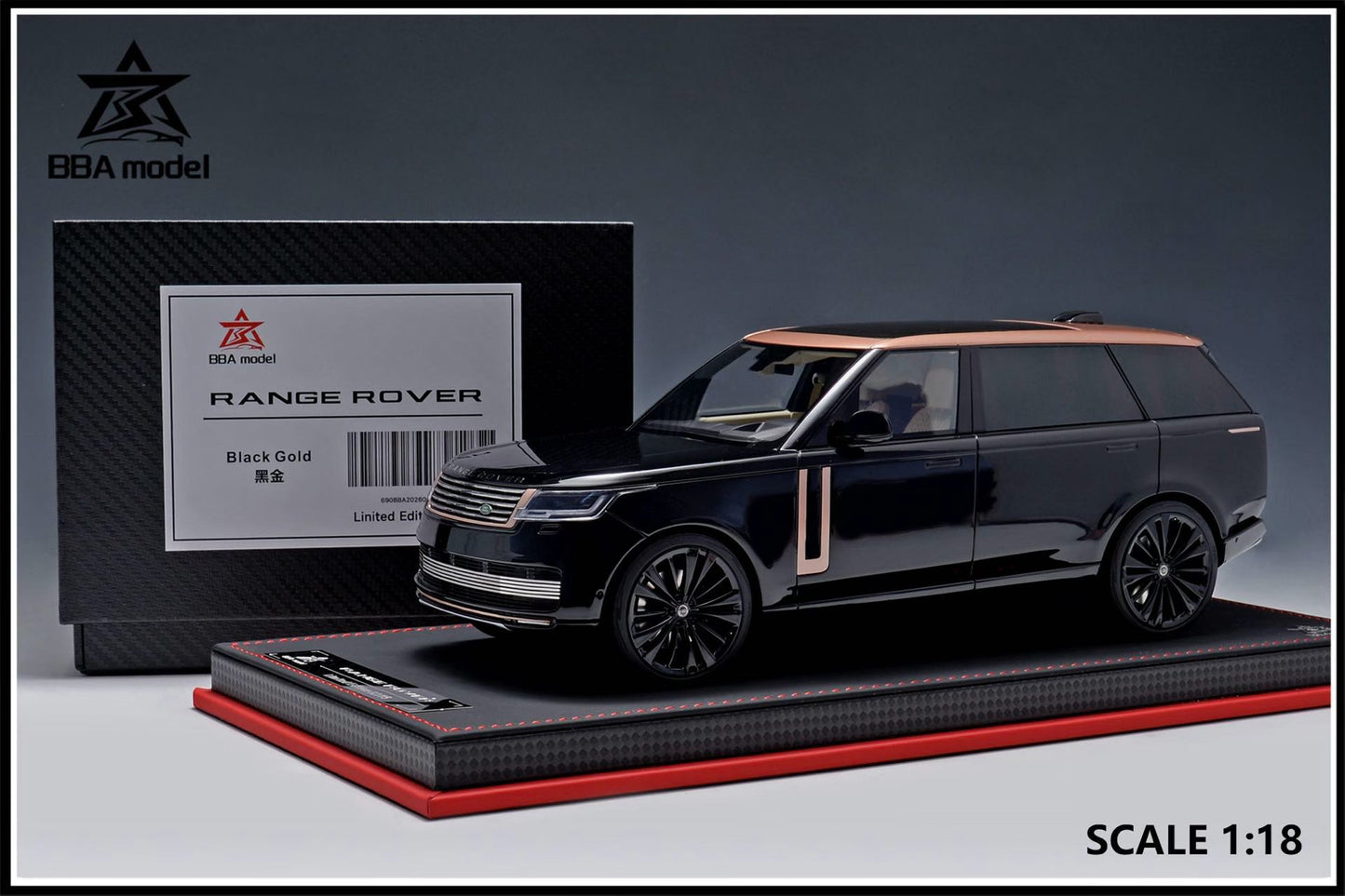 BBA model 1/18 Land Rover Range Rover Autobiography Long Wheelbase resin car model