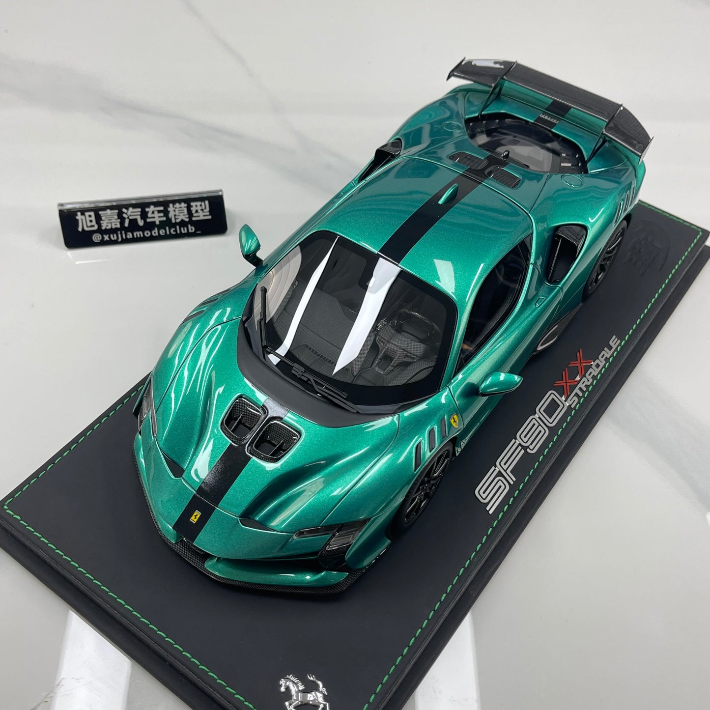 BBR 1/18 Ferrari SF90 XX Stradale – Jewel Green Metallic (P18237O)