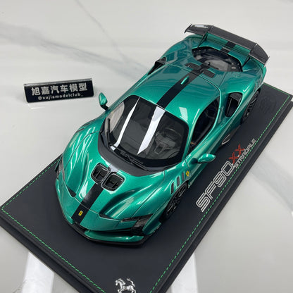 BBR 1/18 Ferrari SF90 XX Stradale – Jewel Green Metallic (P18237O)
