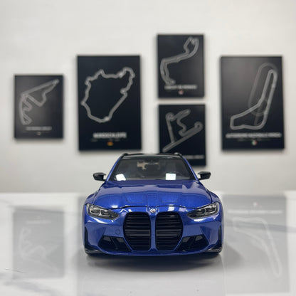 TSM MODEL 1/18 BMW M3 Touring M Portimao Blue TSM181029